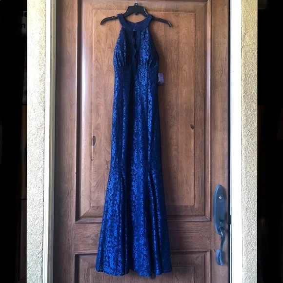 princess polly baby blue dress Macy's Navy Blue Sequin Dress Esme Sequin Dress